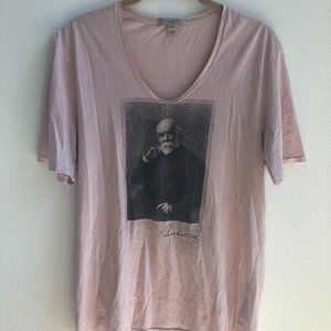 RARE Oversized Burberry Brit Men’s V-Neck Tee